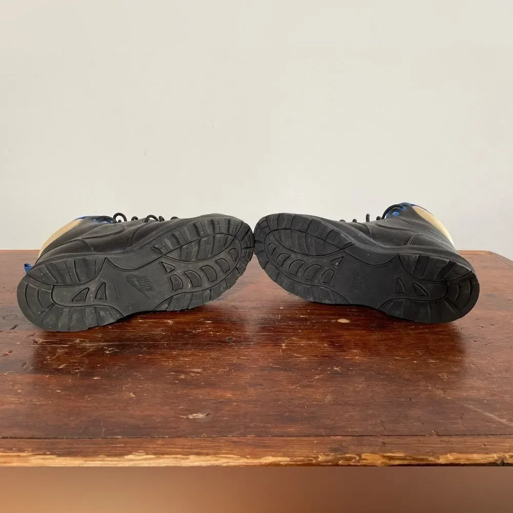 Big Kid's Nike Manoa‎ LTR Black/Black-Sesame-Game Royal (BQ5372 003) Sz-6.5